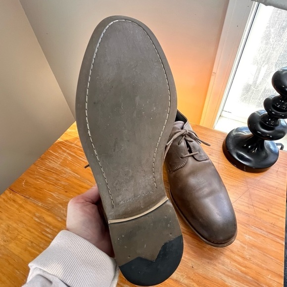 John Varvatos Lace Up Leather Oxford Smooth Toe - Picture 13 of 13